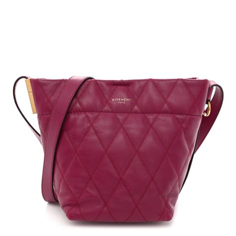 givenchy purple orchid quilted pocket